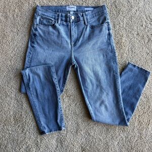 FRAME Le Skinny de Jeanne Crop Jeans Size 29 Light Wash